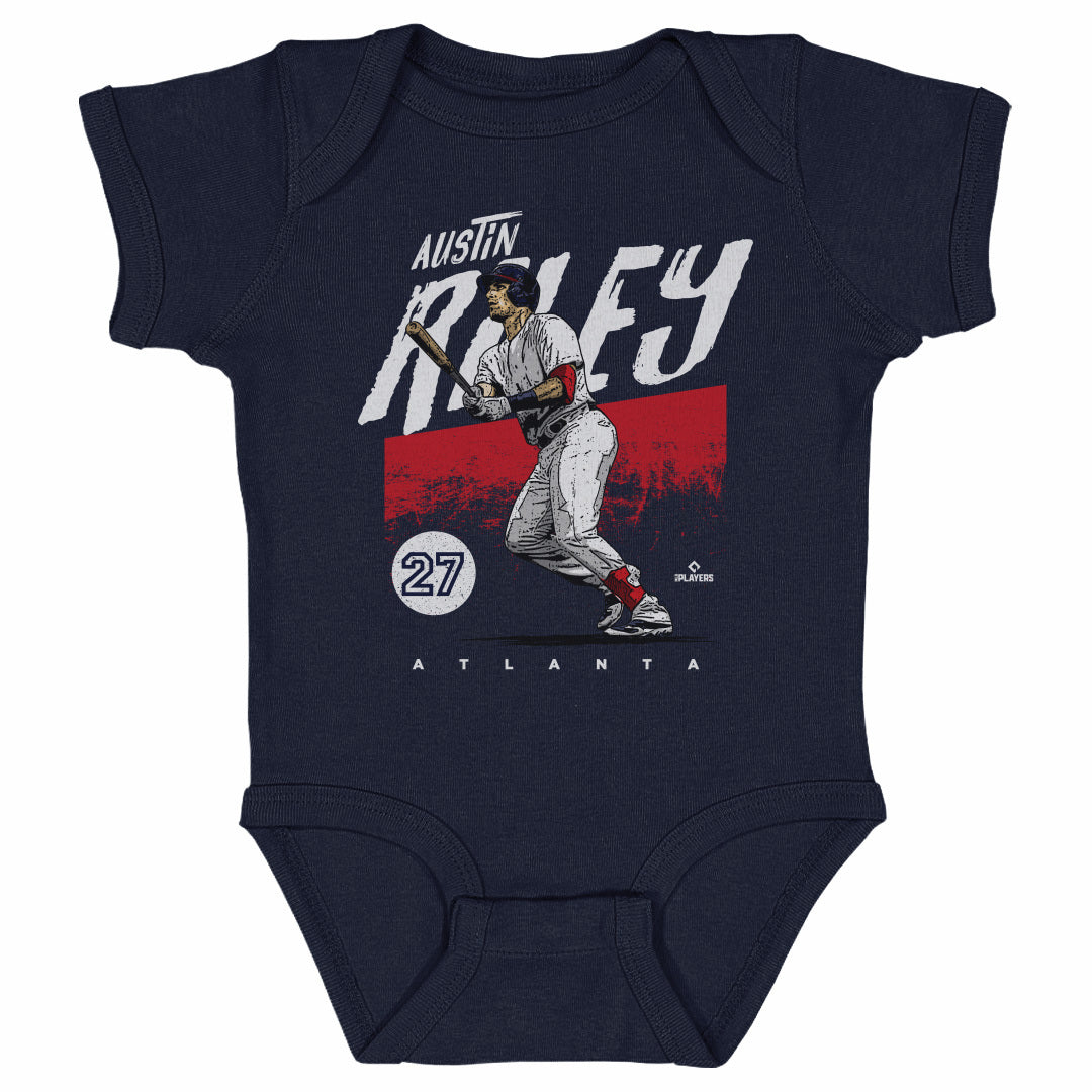 Austin Riley Atlanta Grunge WHT