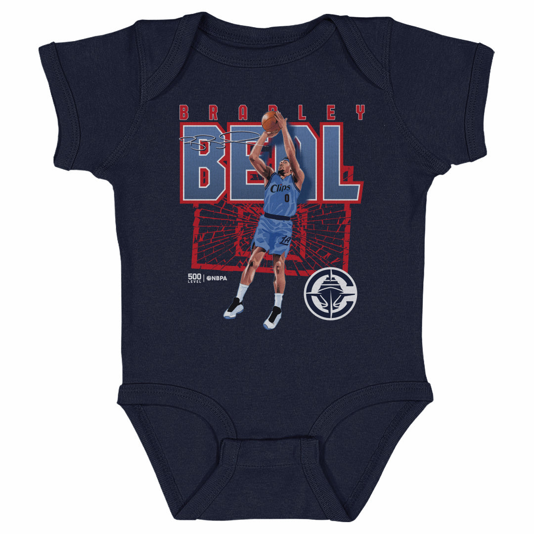 Bradley Beal Los Angeles Clippers Shattered WHT