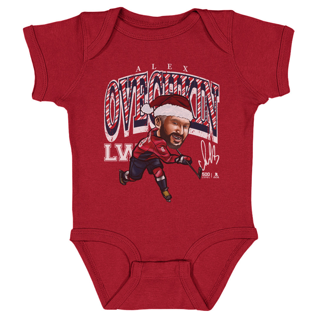 Alex Ovechkin Washington Cartoon Santa Hat WHT