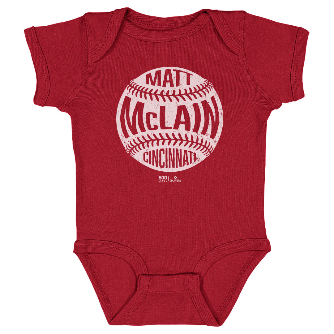 Matt McLain Cincinnati Vintage Baseball WHT
