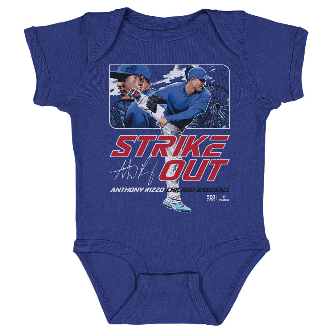 Anthony Rizzo Chicago C Strikeout WHT