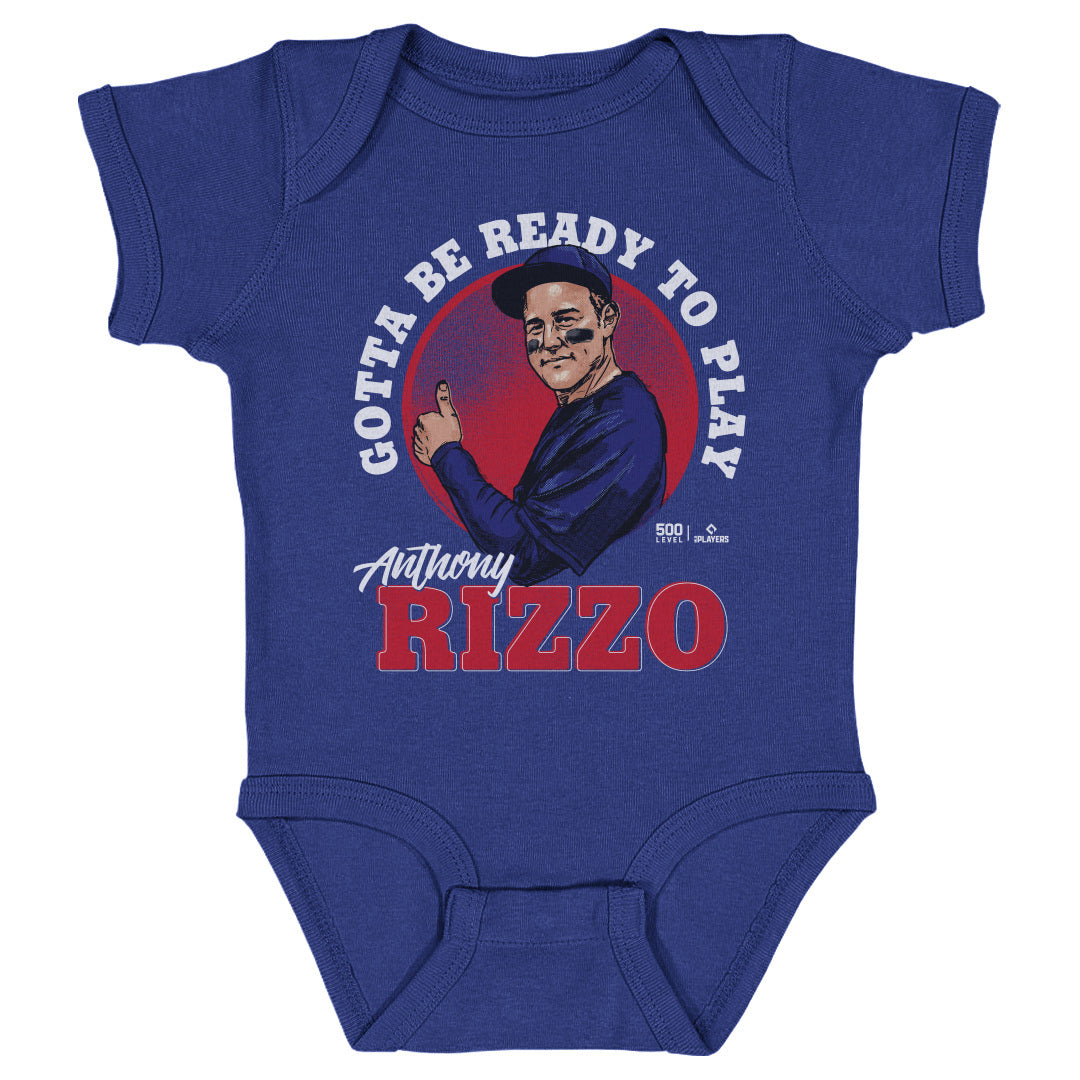 Anthony Rizzo Chicago C Ready To Play W WHT