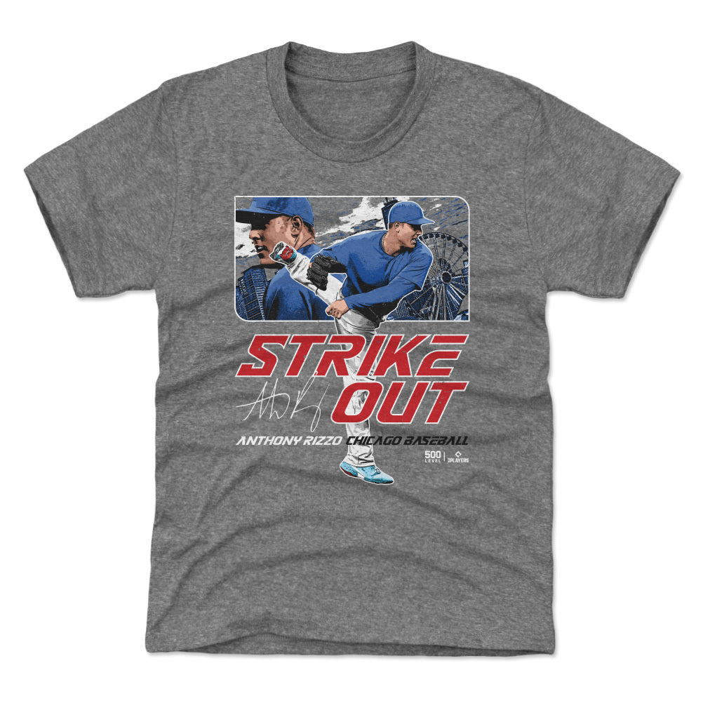 Anthony Rizzo Chicago C Strikeout WHT