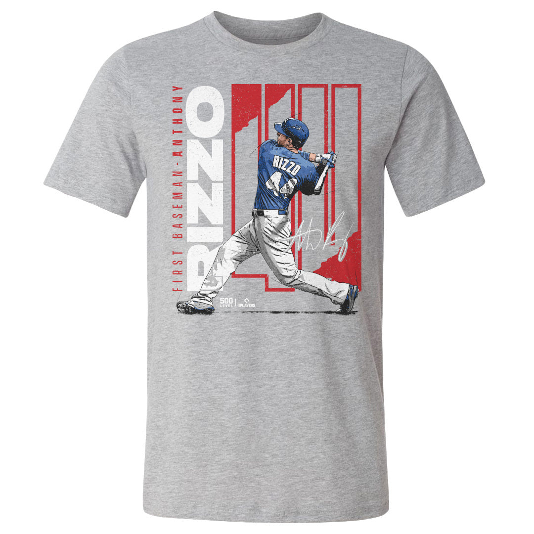 Anthony Rizzo Chicago C Stretch WHT