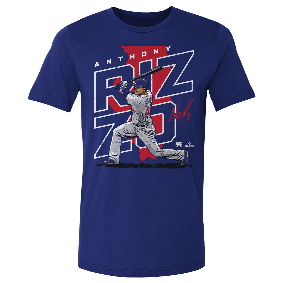 Anthony Rizzo Chicago C Player Map WHT