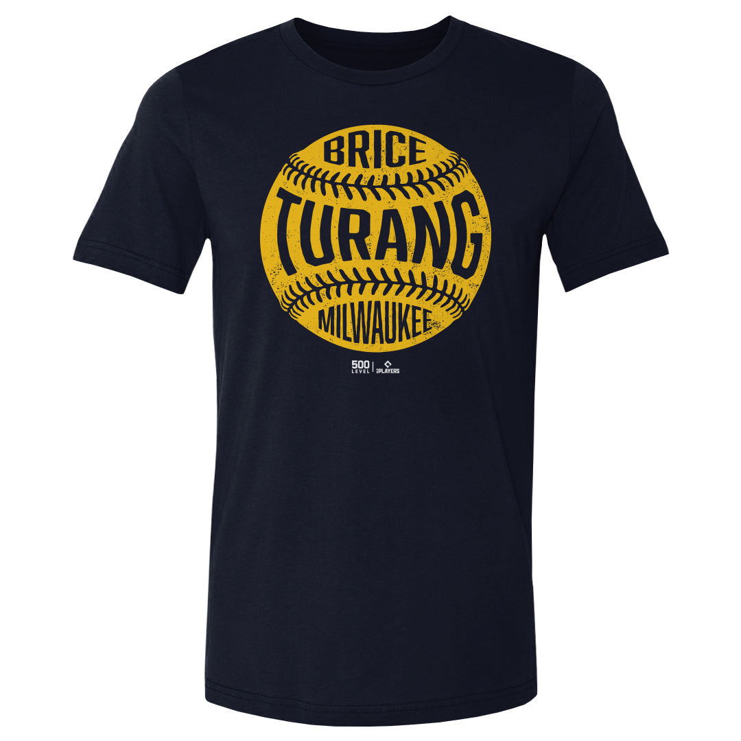 Brice Turang Milwaukee Vintage Baseball WHT