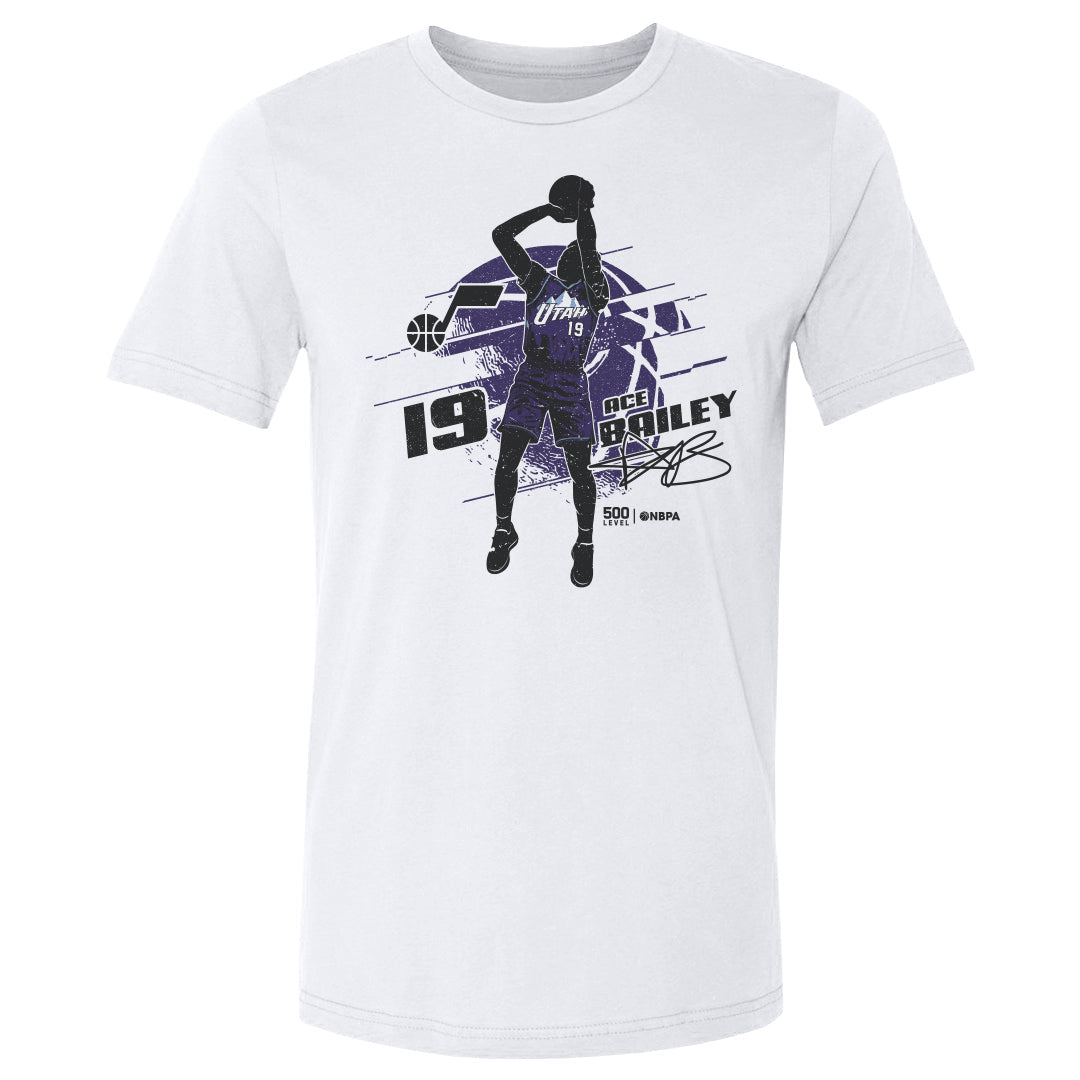 Ace Bailey Utah Jazz Silhouette