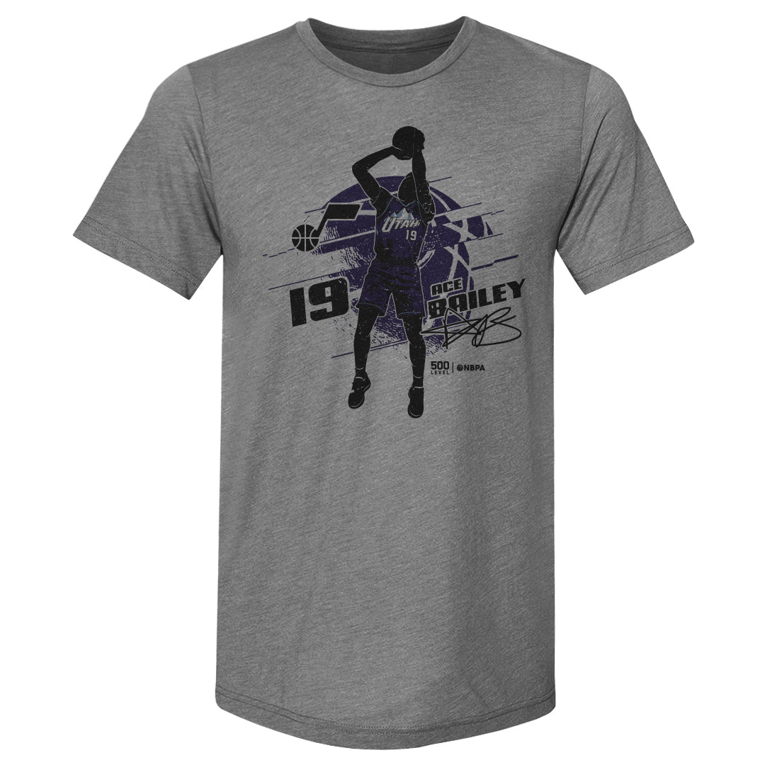 Ace Bailey Utah Jazz Silhouette