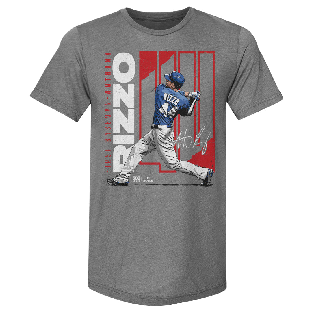 Anthony Rizzo Chicago C Stretch WHT