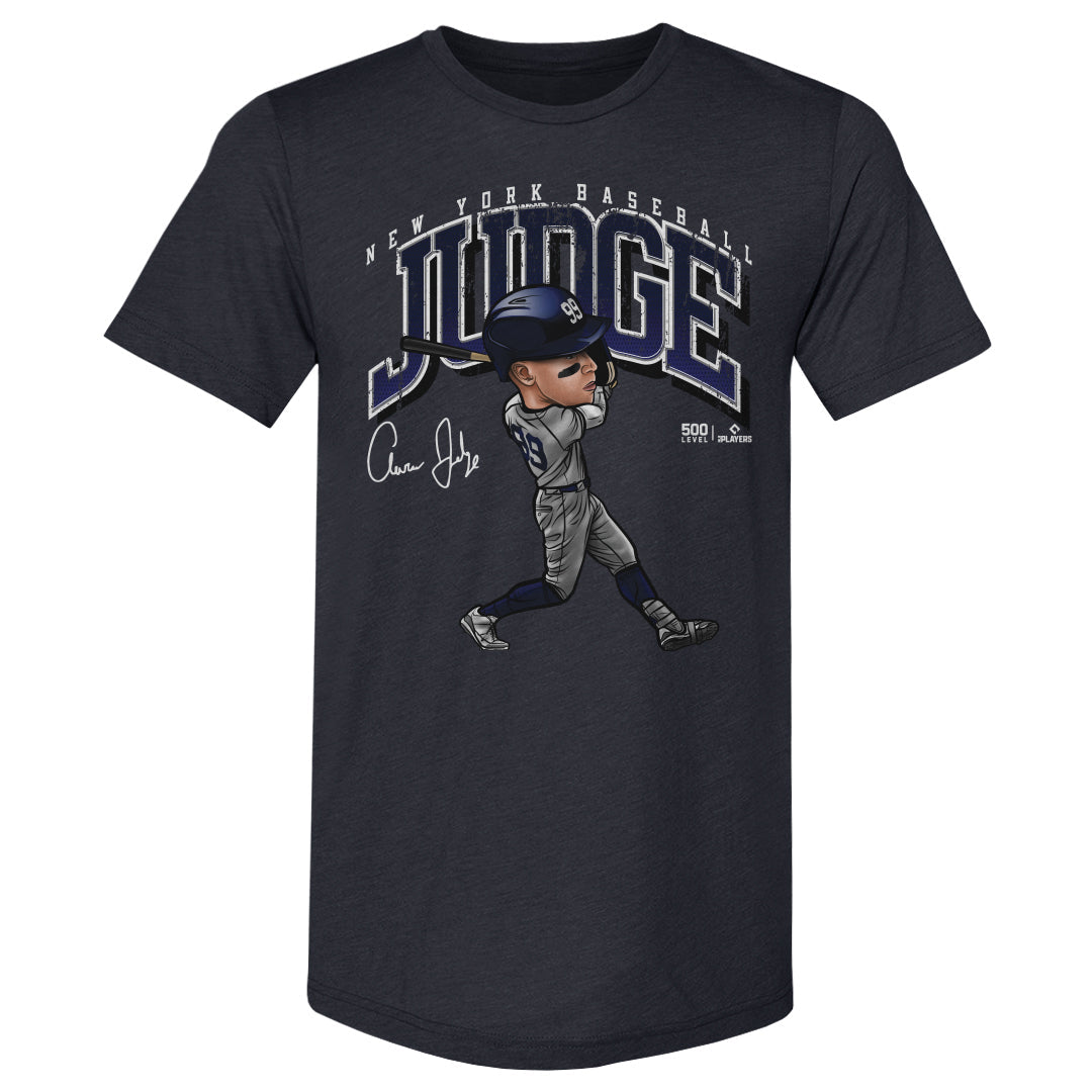 Aaron Judge New York Y Cartoon WHT