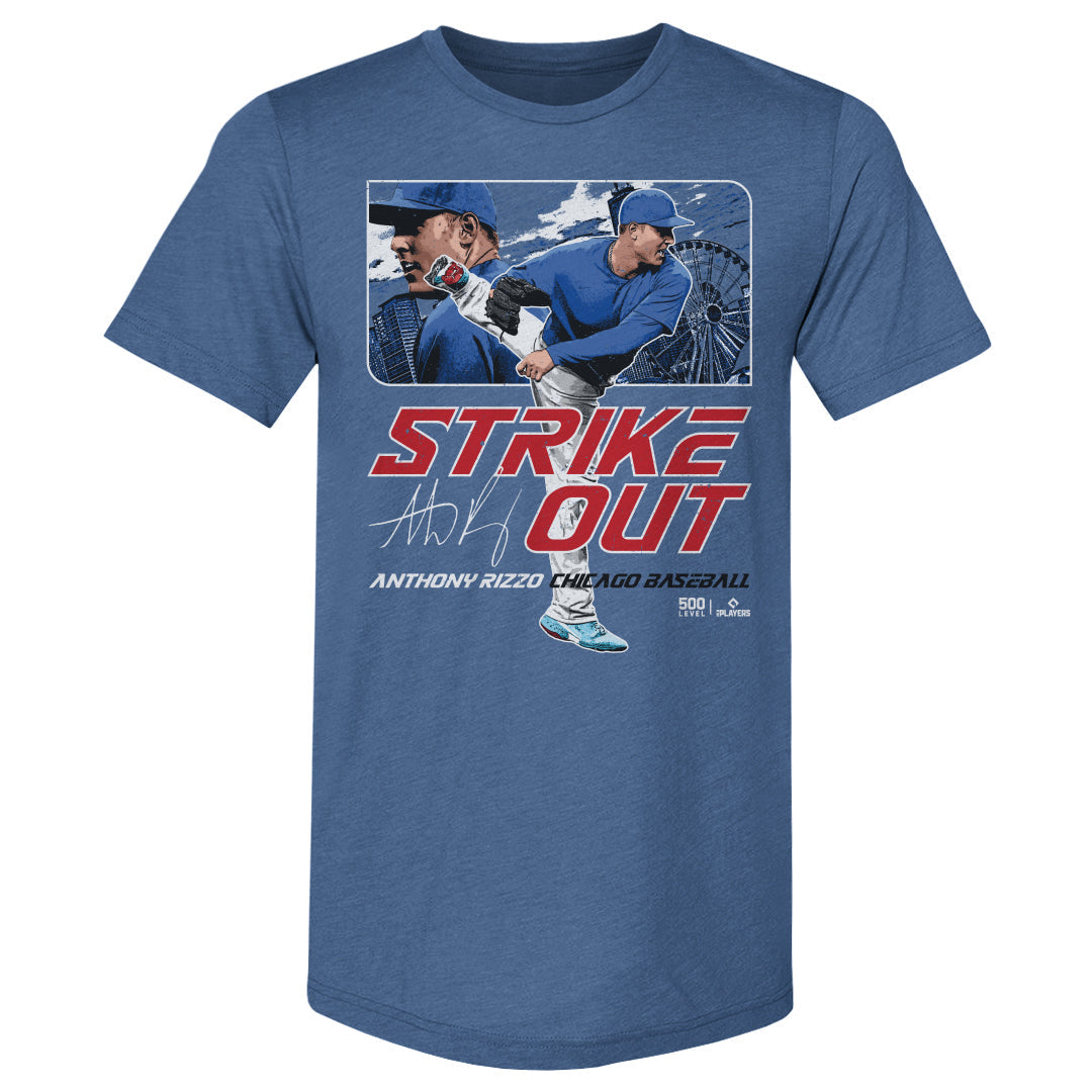 Anthony Rizzo Chicago C Strikeout WHT