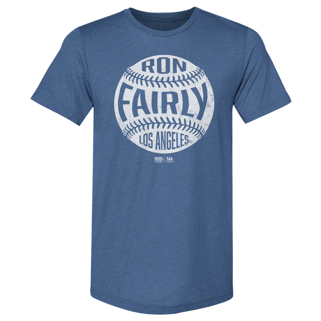 Ron Fairly Los Angeles D Vintage Baseball WHT