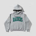Reagan Raiders Arched Varsity Fabric Applique Embroidered Hoodie