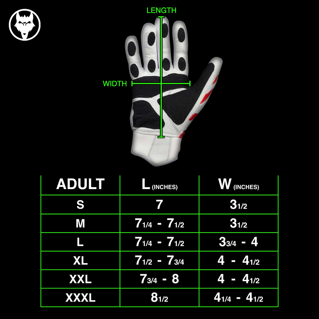 Howler Red Batting Gloves