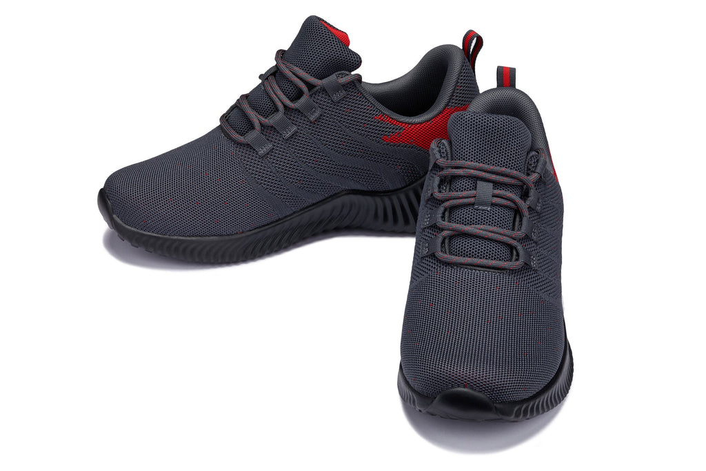 CALTO - Q218 - 2.8 Inches Taller (Grey/Red) - Ultra Lightweight