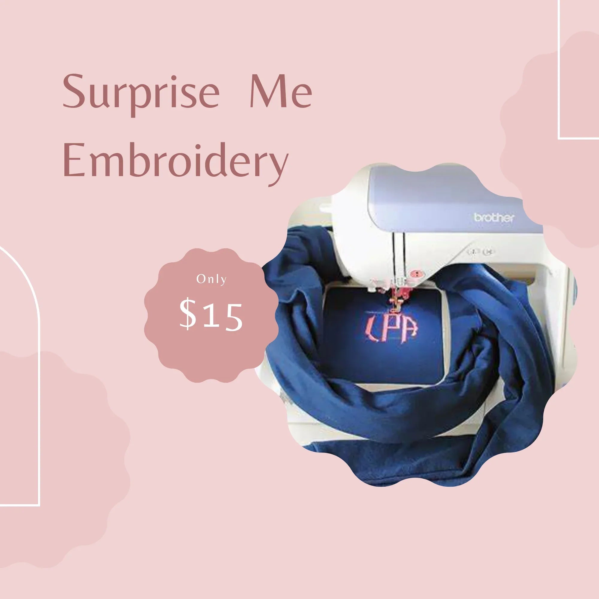 Surprise Me Embroidered Something | QUICK SHIP