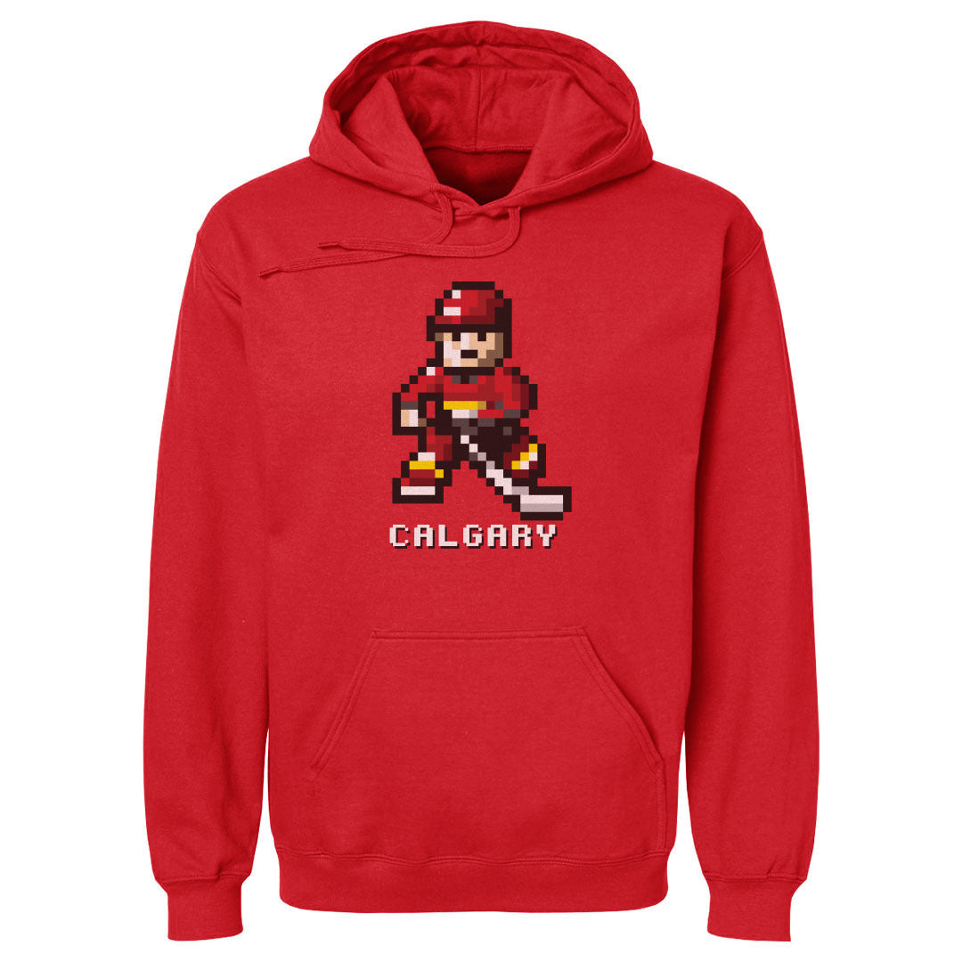 Calgary Hockey 8-bit WHT