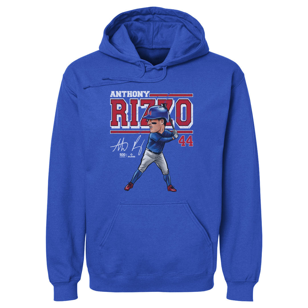 Anthony Rizzo Chicago C Cartoon WHT