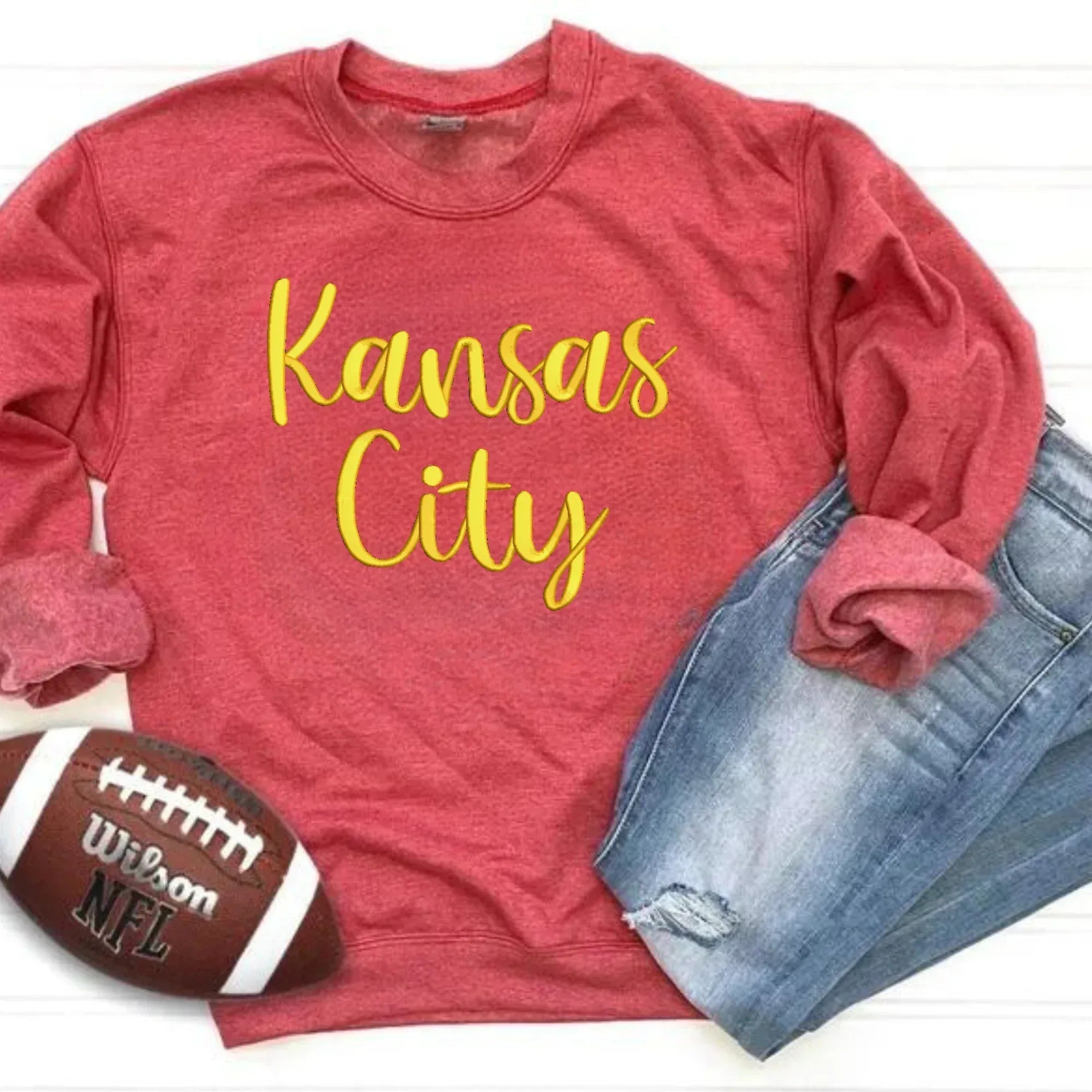 Kansas City 3D Puff Embroidered Shirt