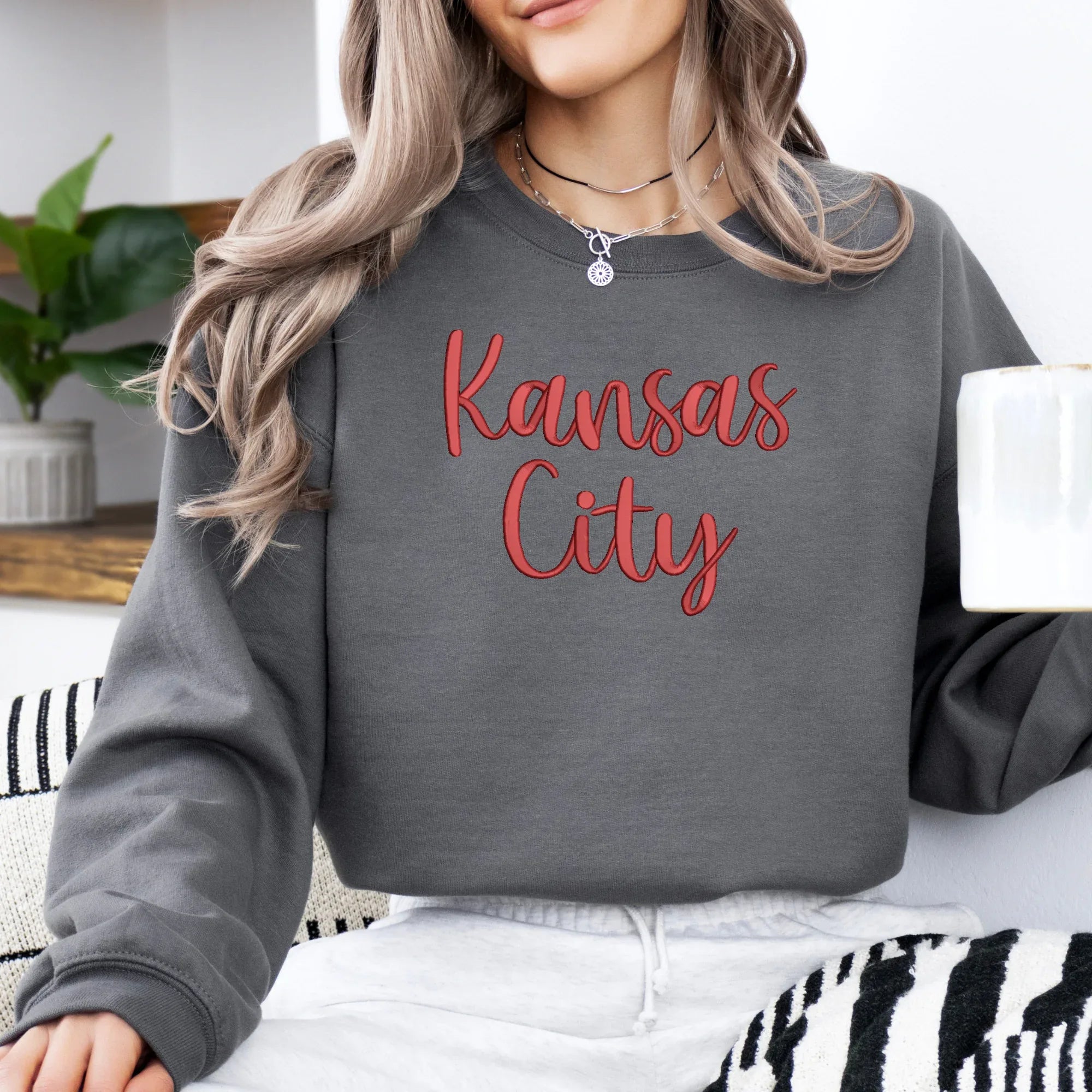 Kansas City 3D Puff Embroidered Shirt