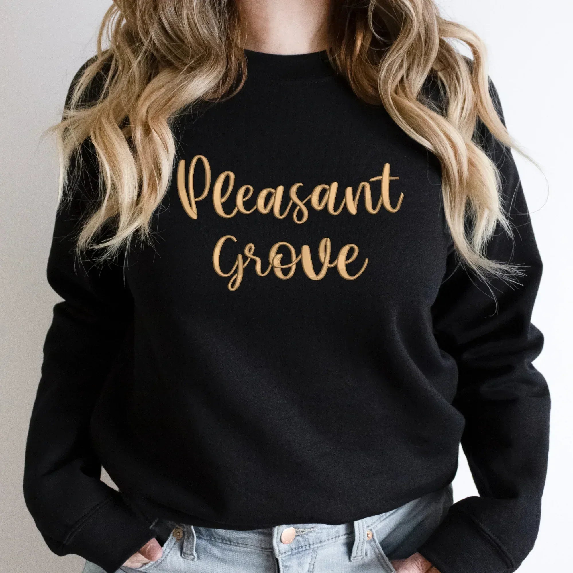 Pleasant Grove 3D Puff Embroidered Shirt