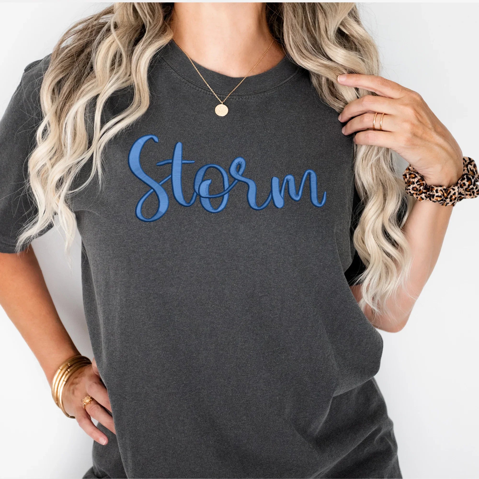 Storm 3D Puff Embroidered Shirt
