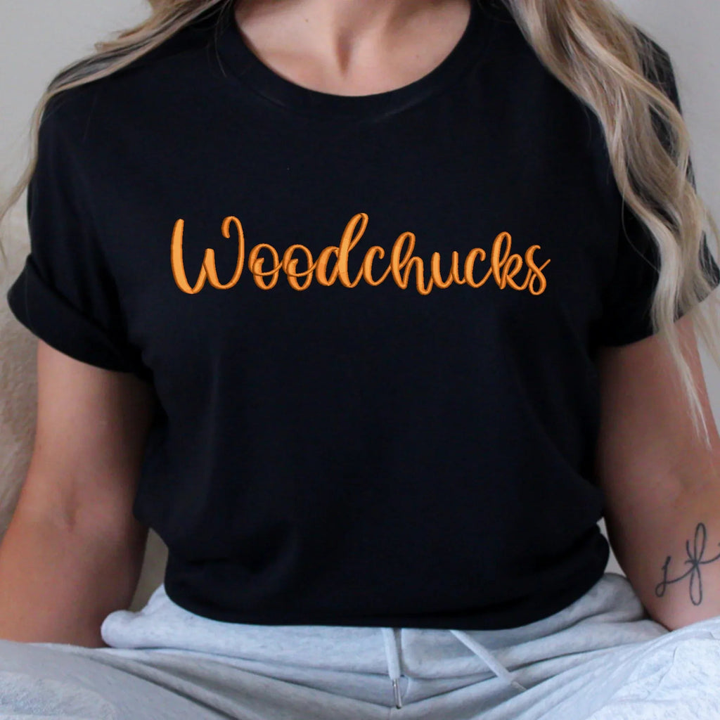 Woodchucks 3D Puff Embroidered Shirt