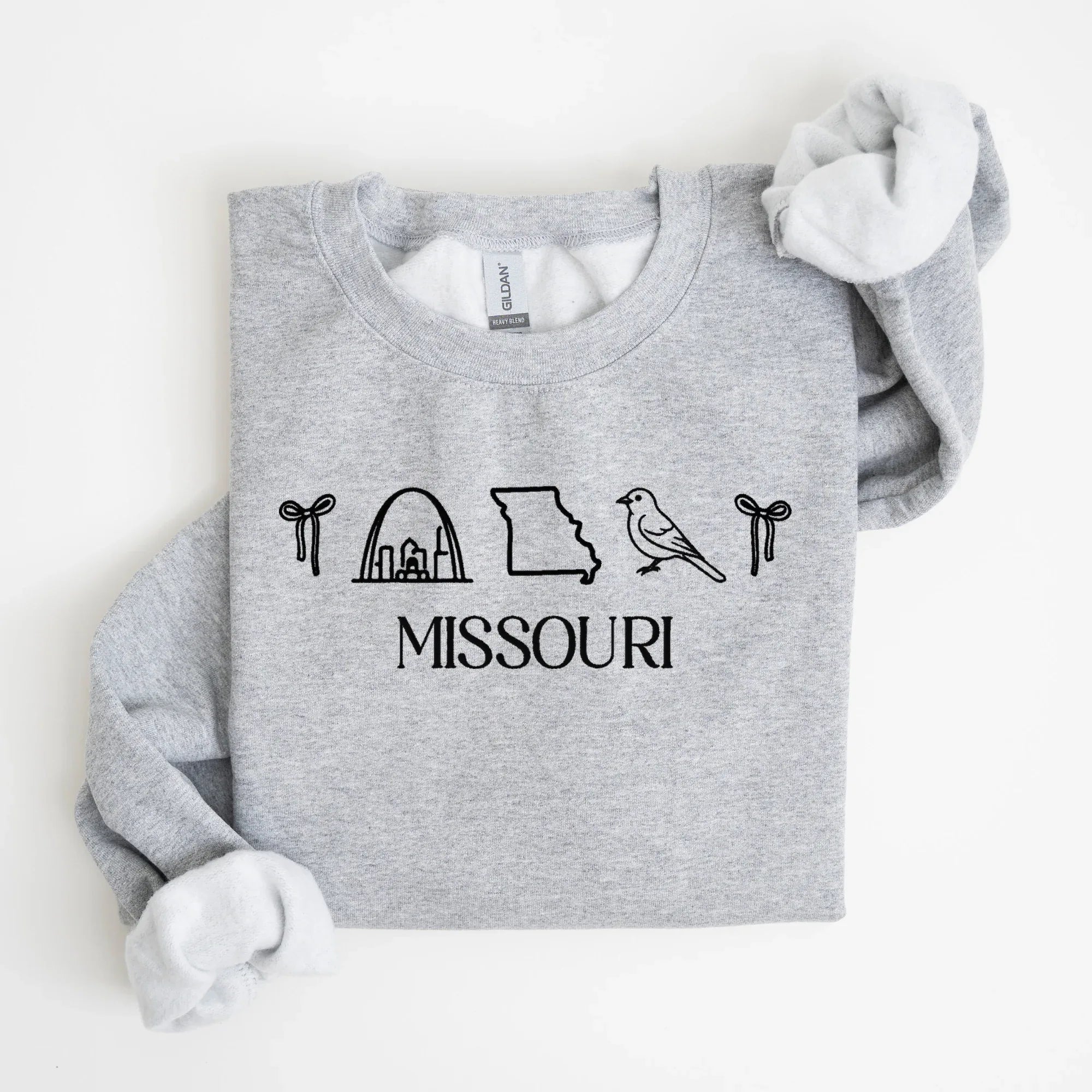 Missouri Embroidered Sweatshirt - QUICK SHIP