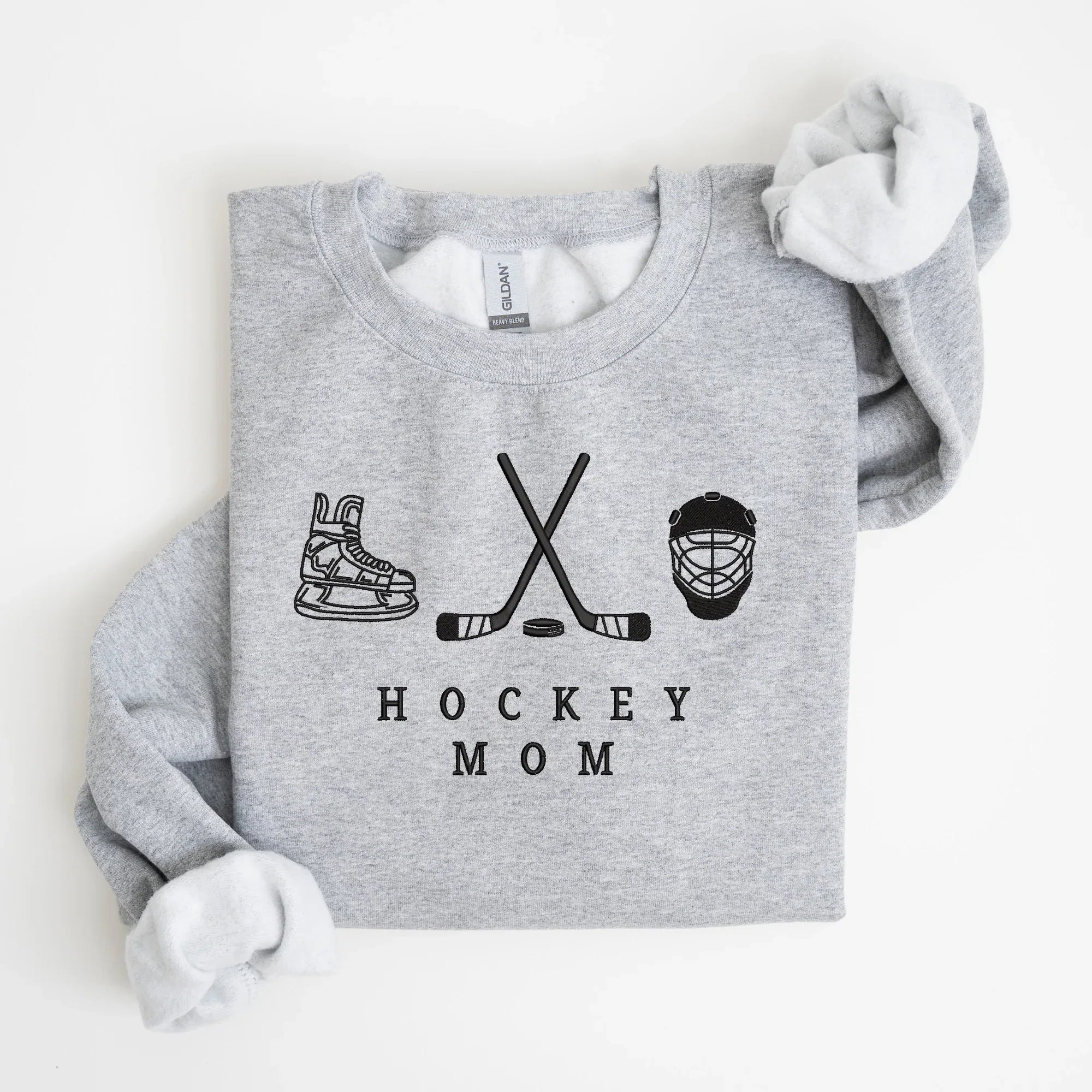 Hockey Mom Icons Embroidered Shirt | QUICK SHIP