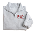 Big Red Embroidered Quarter Zip Fleece Sweatshirt