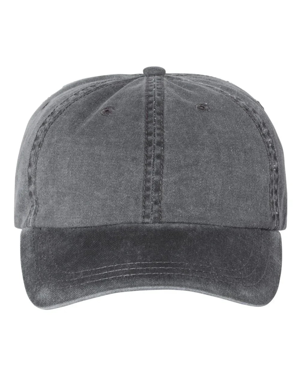 Embroidered Bean Stitch on Pigment-Dyed Twill Hat | Quick Ship