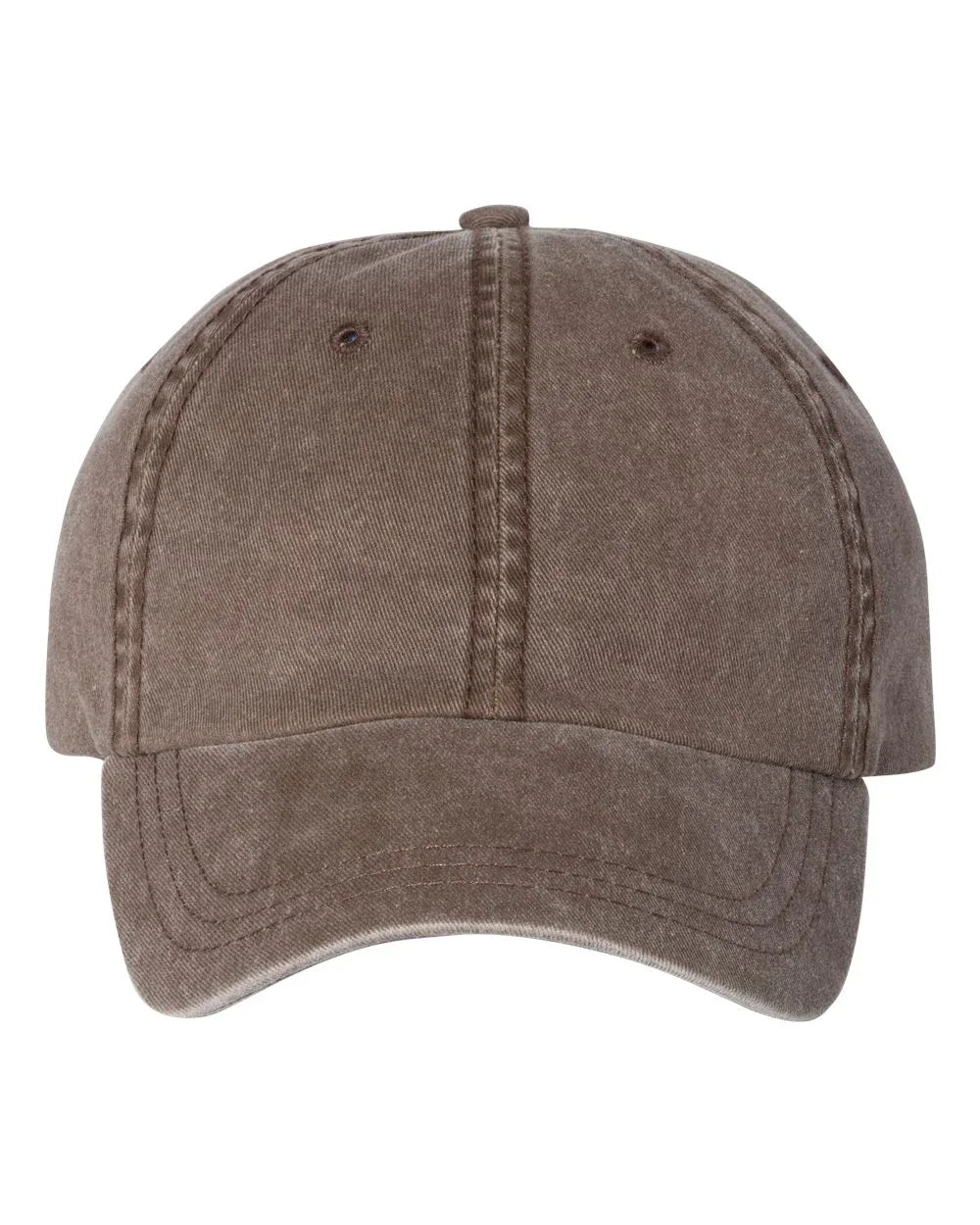 Embroidered Varsity Style Pigment-Dyed Twill Hat | Quick Ship