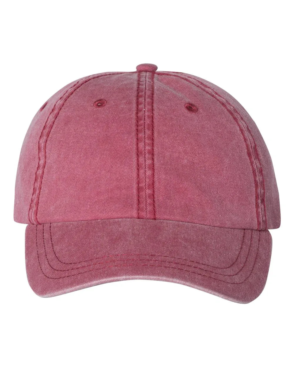 Embroidered Varsity Style Pigment-Dyed Twill Hat | Quick Ship