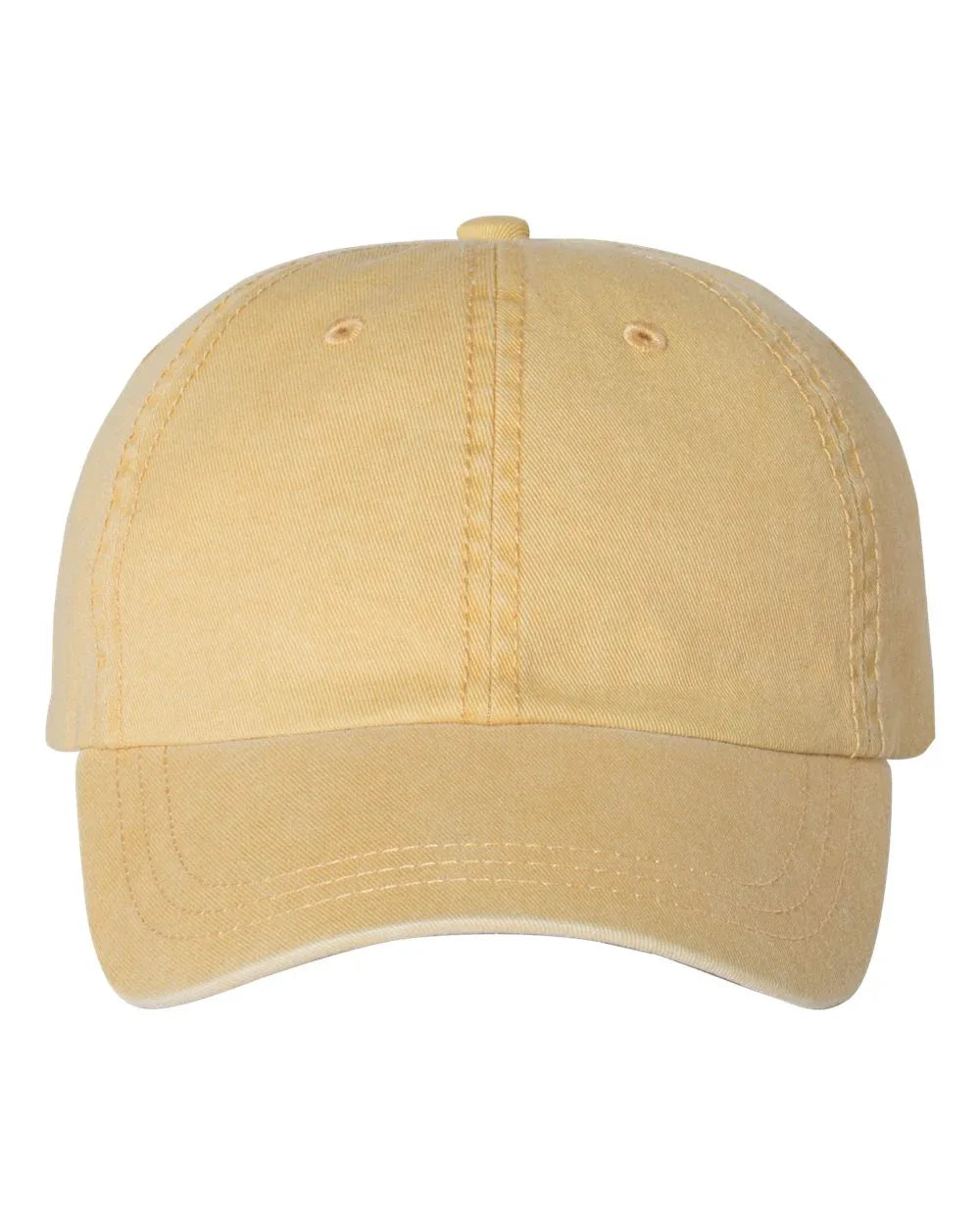 Embroidered Varsity Style Pigment-Dyed Twill Hat | Quick Ship