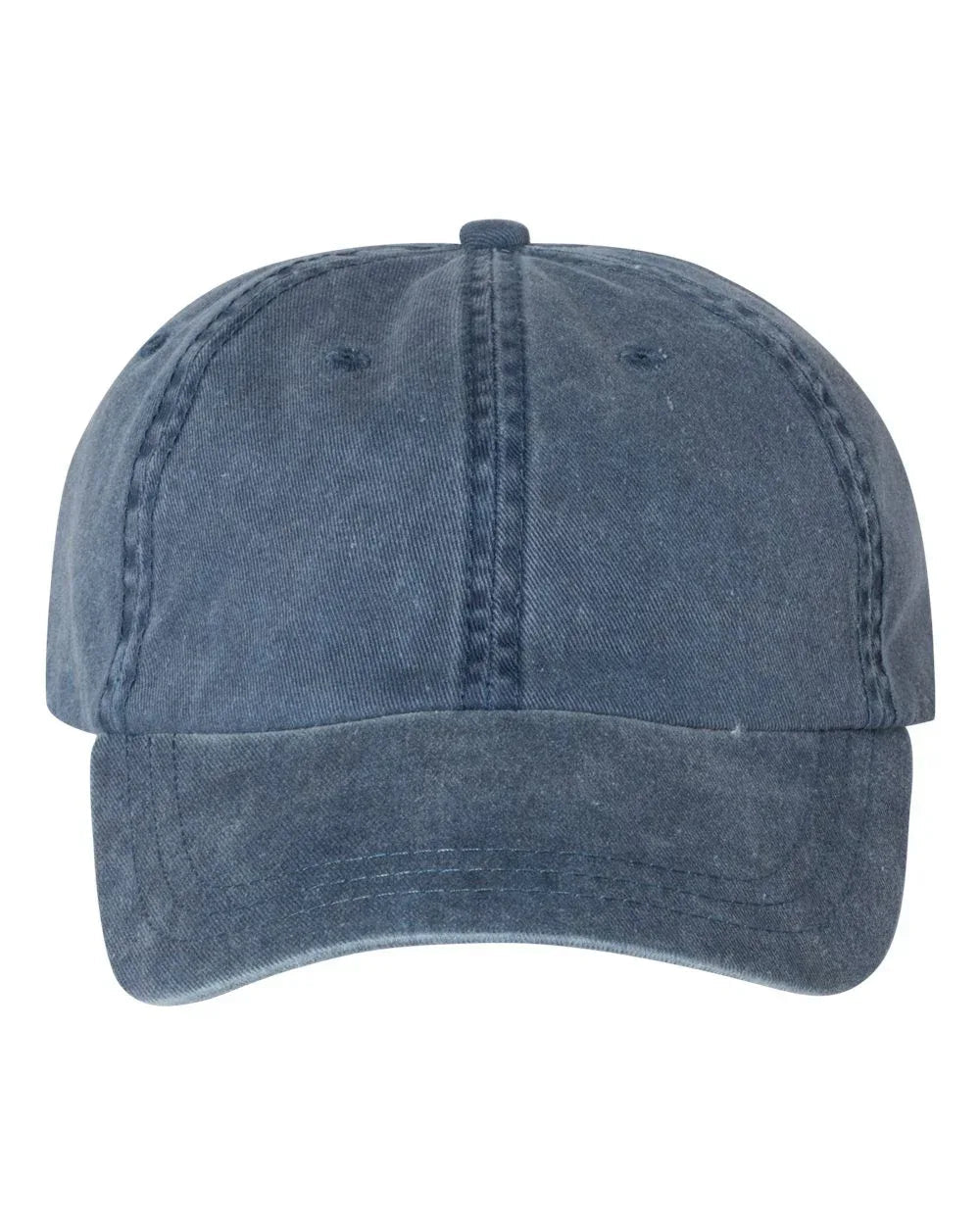 Embroidered Bean Stitch on Pigment-Dyed Twill Hat | Quick Ship