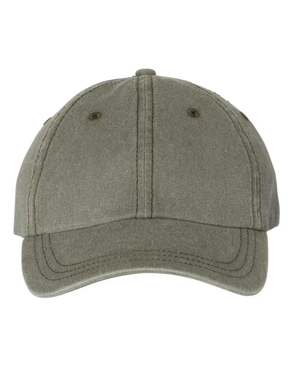 Embroidered Varsity Style Pigment-Dyed Twill Hat | Quick Ship