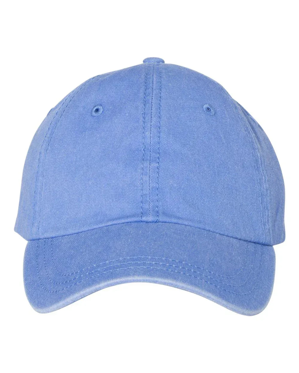 Embroidered Bean Stitch on Pigment-Dyed Twill Hat | Quick Ship