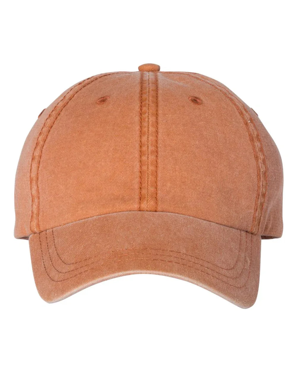 Embroidered Varsity Style Pigment-Dyed Twill Hat | Quick Ship