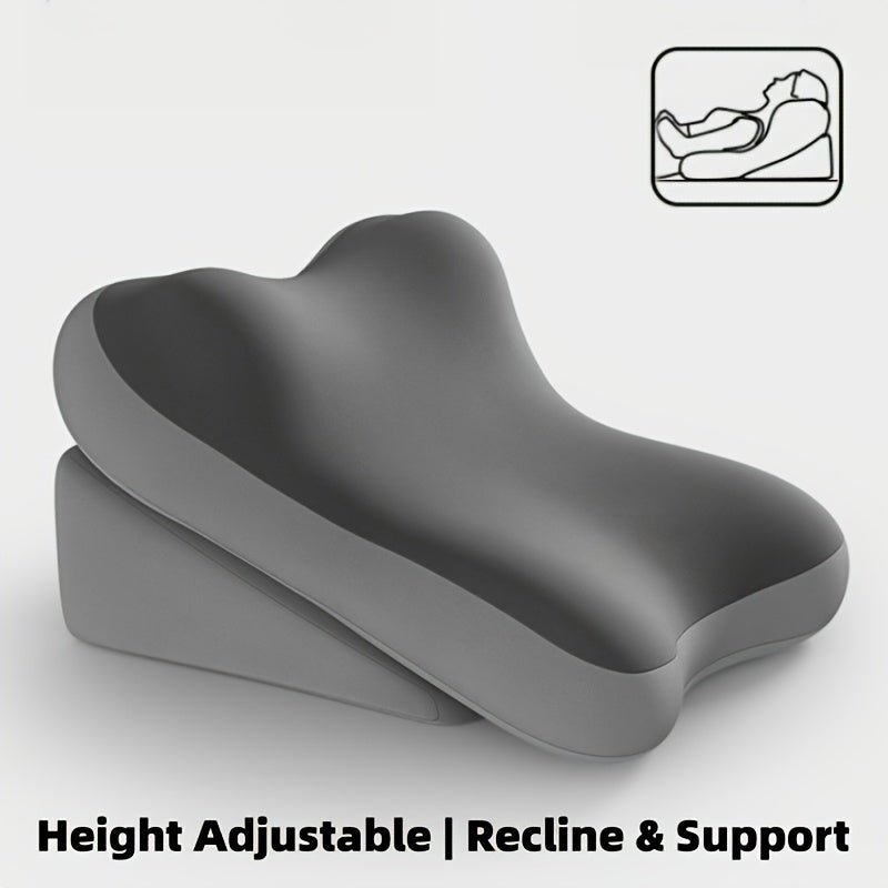 Adjustable Bed Wedge Pillow Memory Foam Backrest Reading Support Cushion