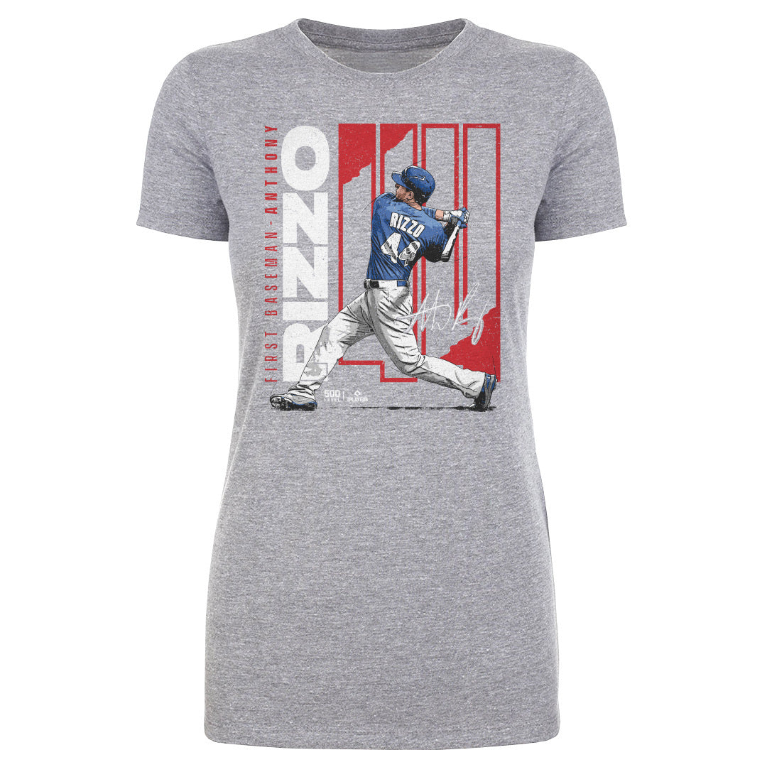 Anthony Rizzo Chicago C Stretch WHT