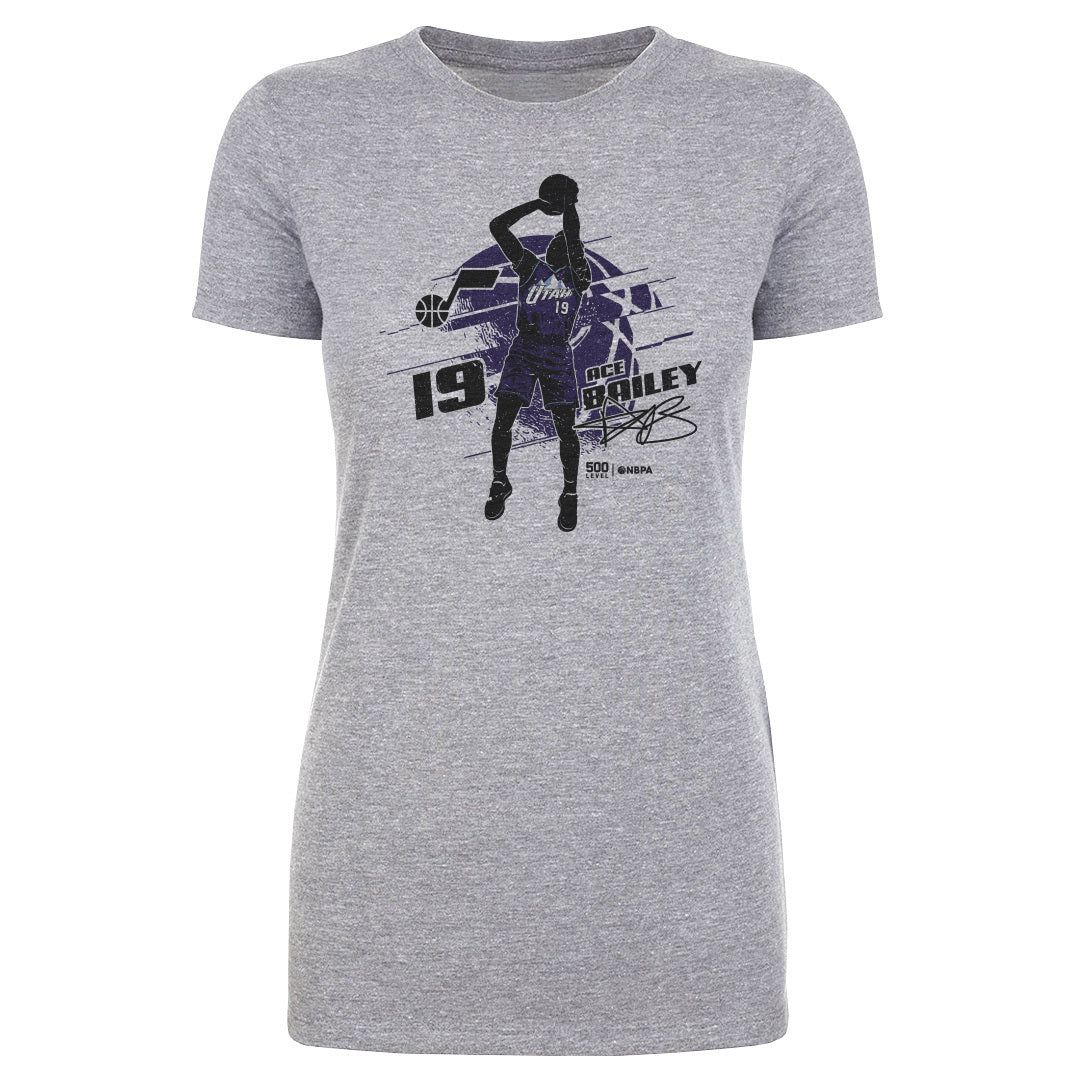 Ace Bailey Utah Jazz Silhouette