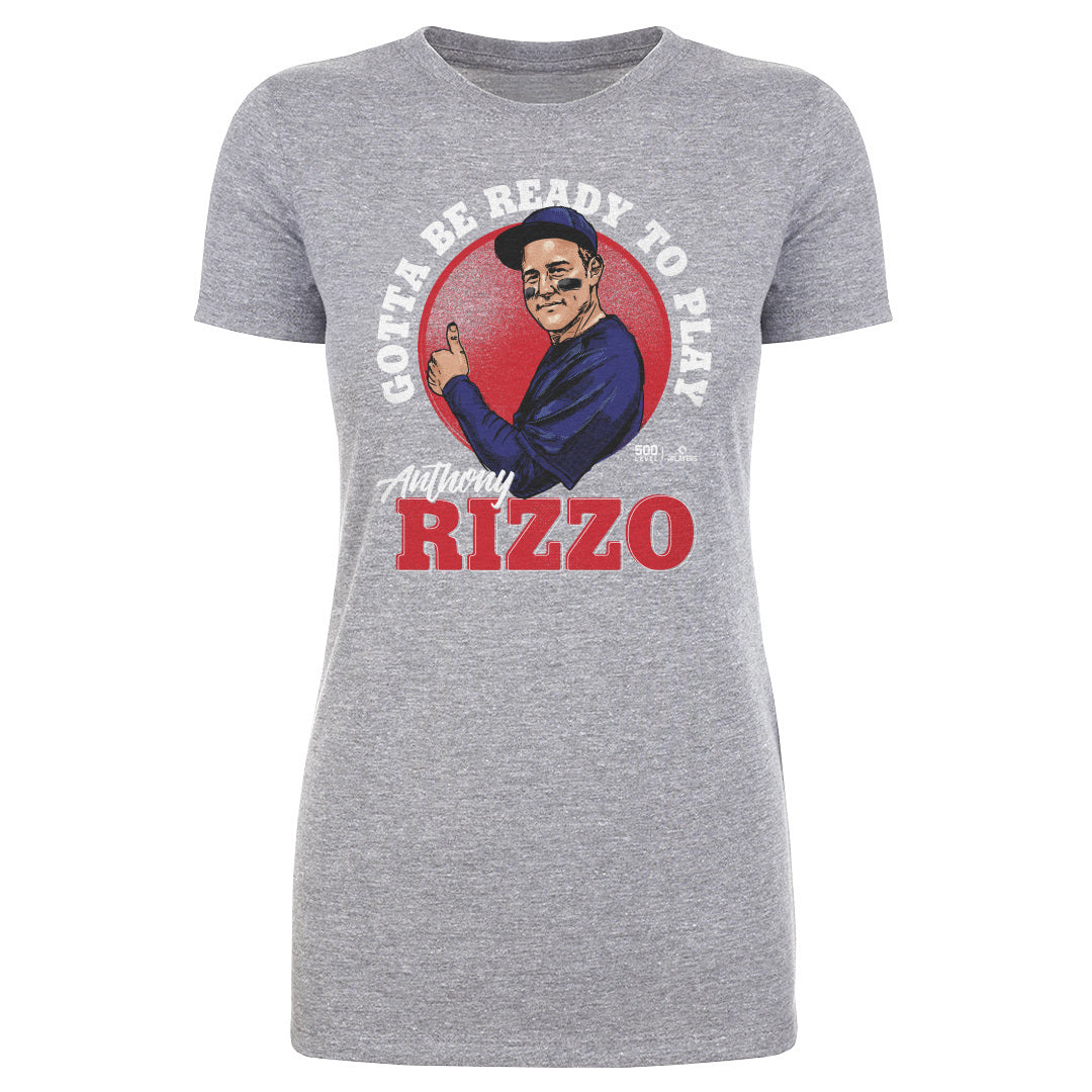 Anthony Rizzo Chicago C Ready To Play W WHT