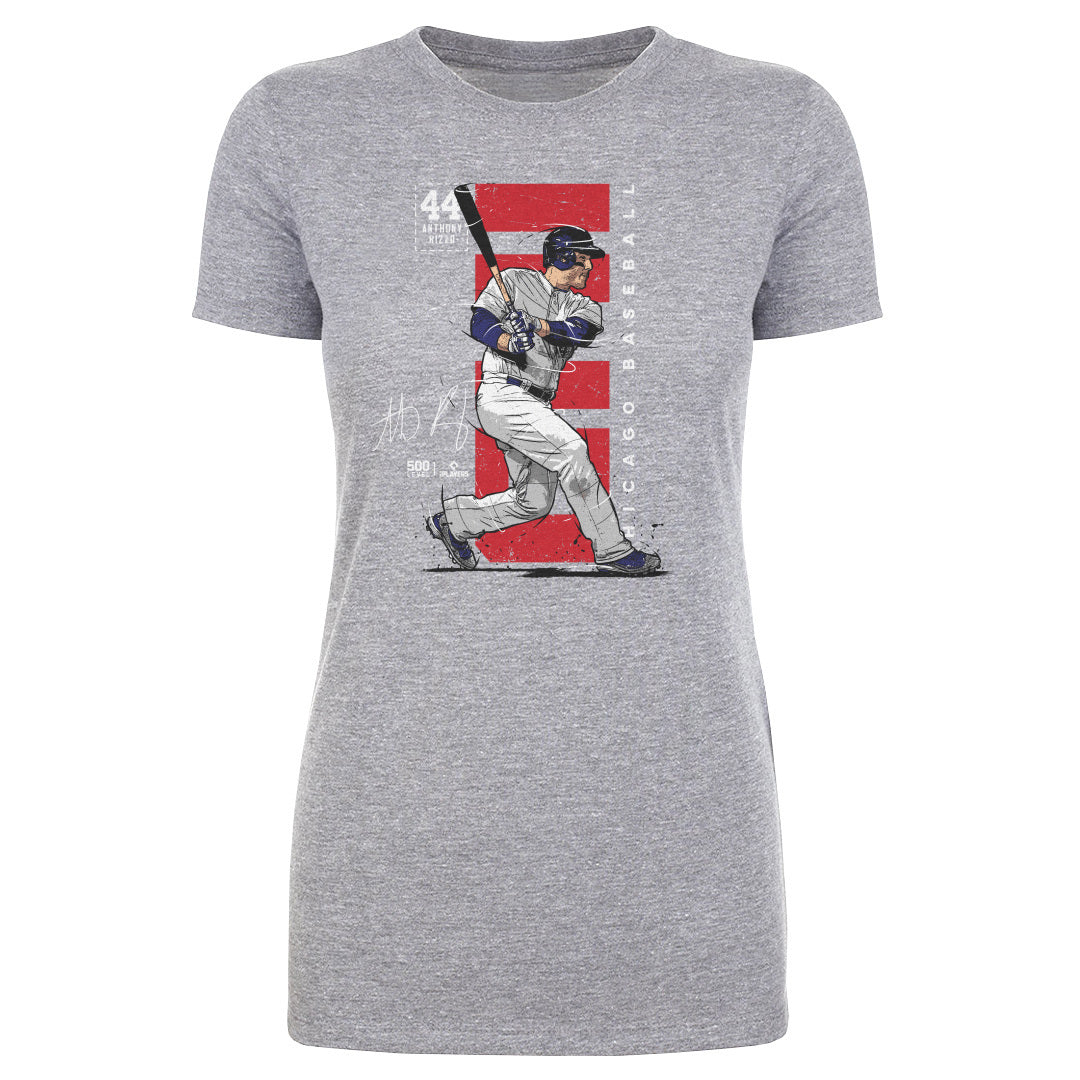 Anthony Rizzo Chicago C Vertical WHT