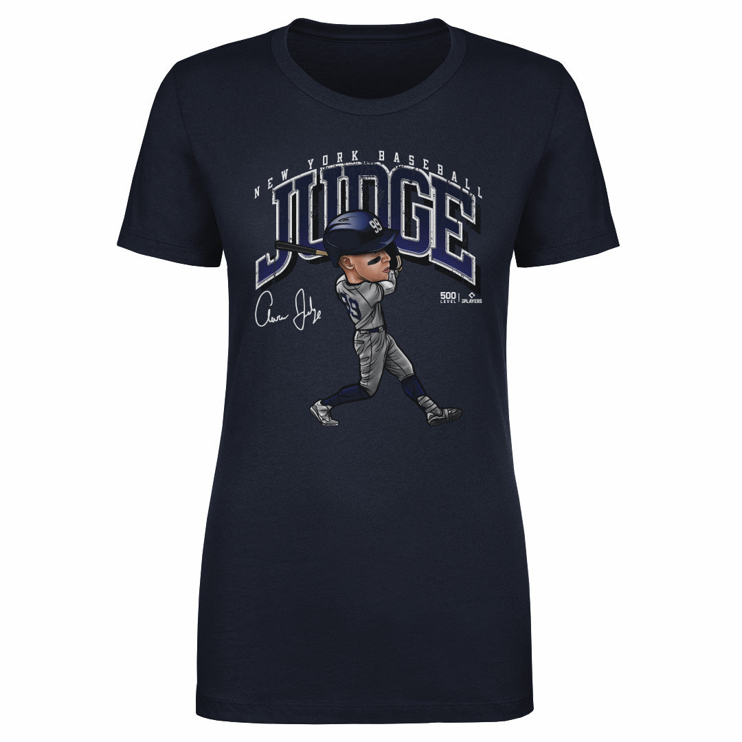 Aaron Judge New York Y Cartoon WHT