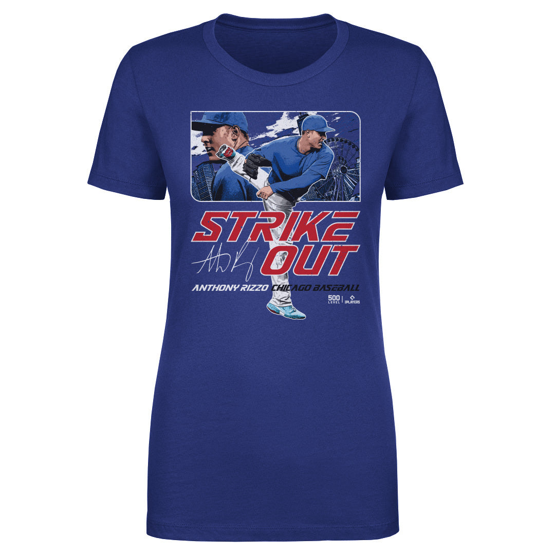 Anthony Rizzo Chicago C Strikeout WHT