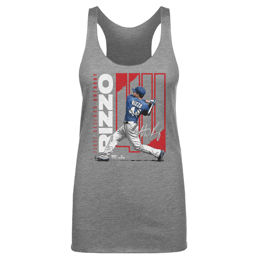 Anthony Rizzo Chicago C Stretch WHT