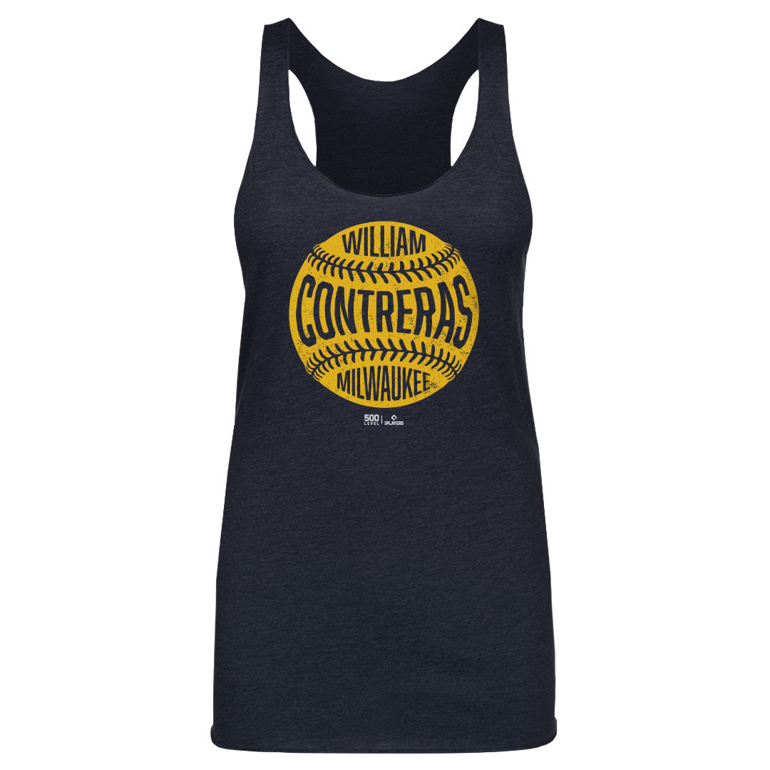 William Contreras Milwaukee Vintage Baseball WHT