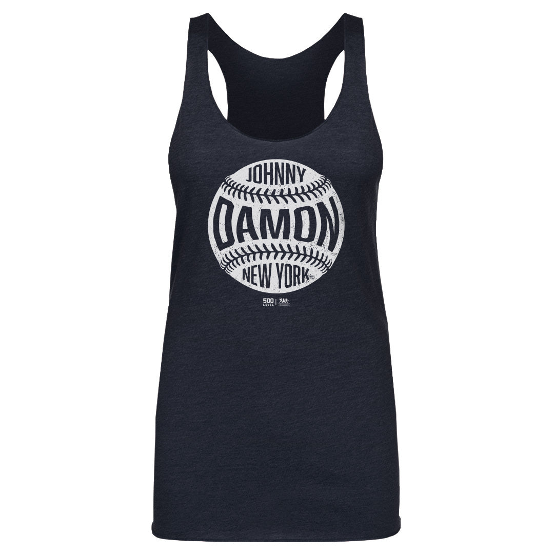 Johnny Damon New York Y Vintage Baseball WHT
