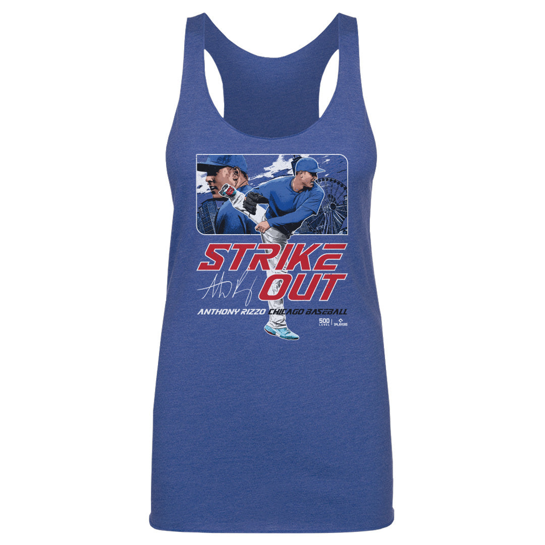Anthony Rizzo Chicago C Strikeout WHT