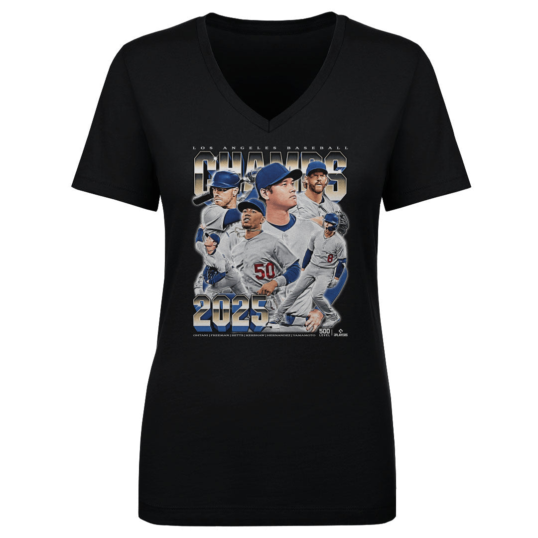 Los Angeles D Baseball 2025 Champs Vintage WHT